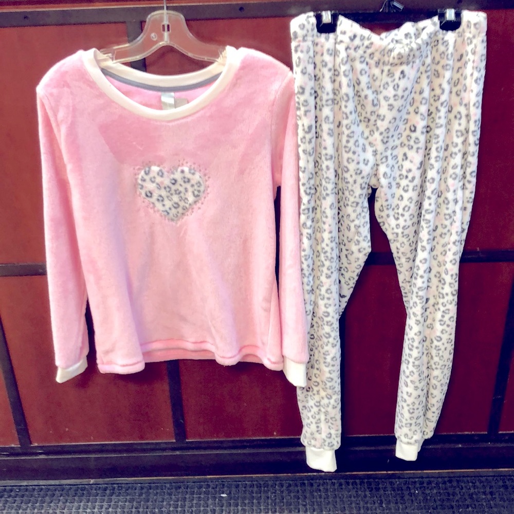 Women’s Poly Two Piece PJ  Set